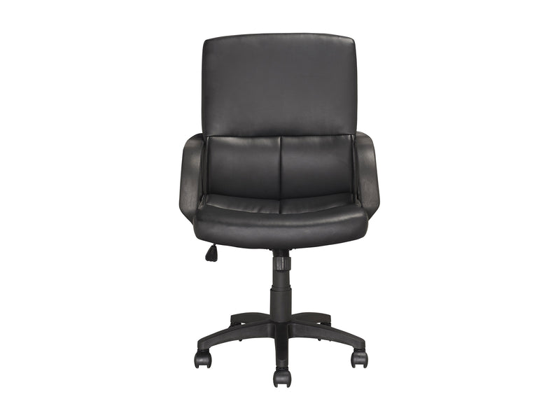 black Upholstered Office Chair Roy Collection product image by CorLiving