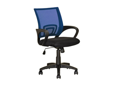 navy blue Mesh Back Office Chair Jaxon Collection product image by CorLiving#color_navy-blue