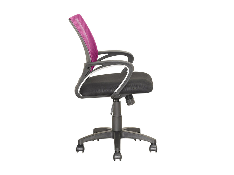 pink Mesh Back Office Chair Jaxon Collection product image by CorLiving