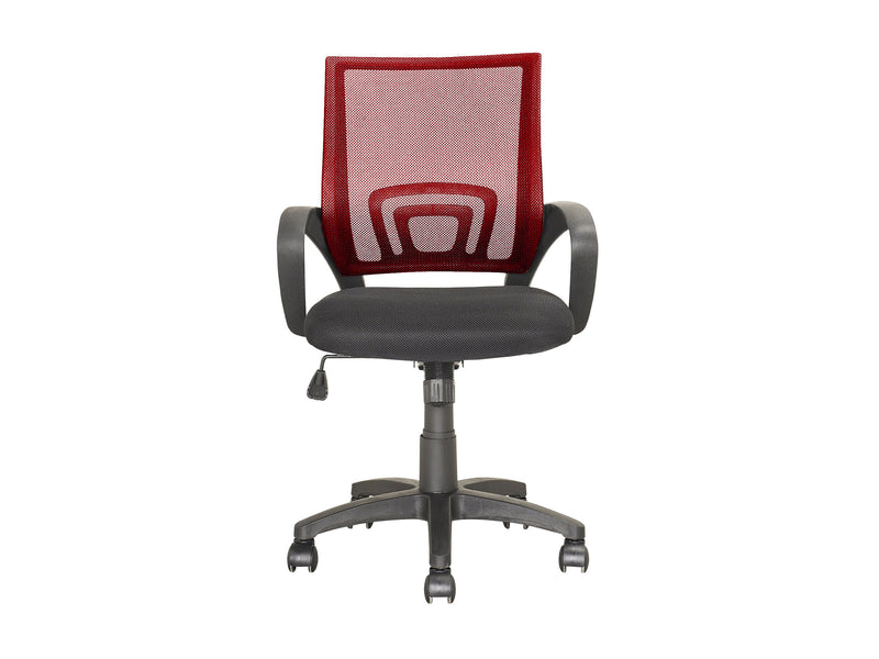 maroon Mesh Back Office Chair Jaxon Collection product image by CorLiving