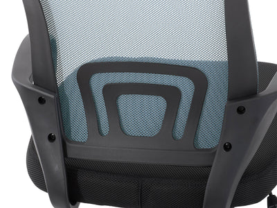 blue Mesh Back Office Chair Jaxon Collection detail image by CorLiving#color_blue
