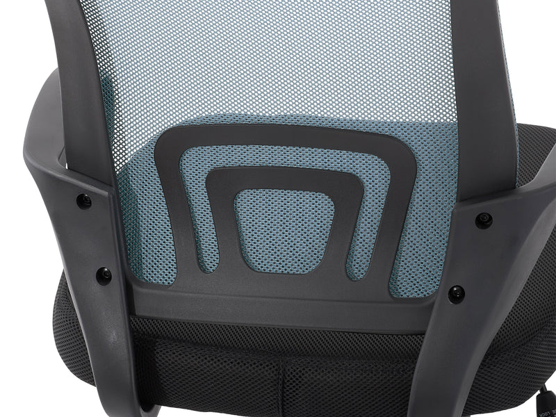 blue Mesh Back Office Chair Jaxon Collection detail image by CorLiving
