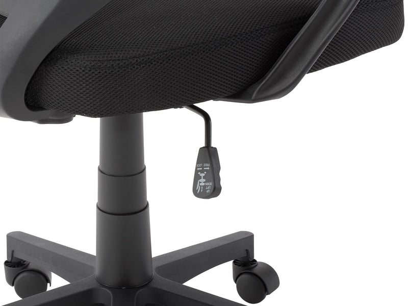 blue Mesh Back Office Chair Jaxon Collection detail image by CorLiving