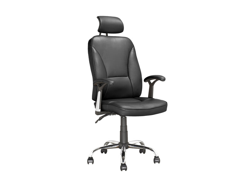 black Reclining Office Chair Brooks Collection product image by CorLiving