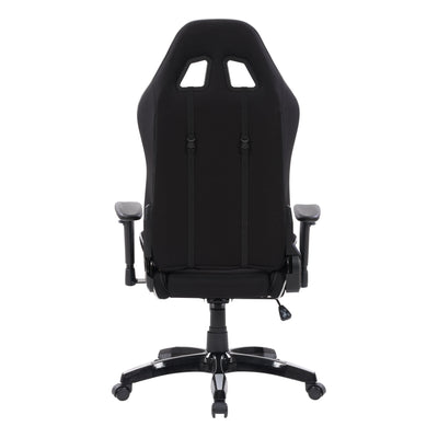 black and silver Ergonomic Gaming Chair Workspace Collection product image by CorLiving#color_black-and-silver