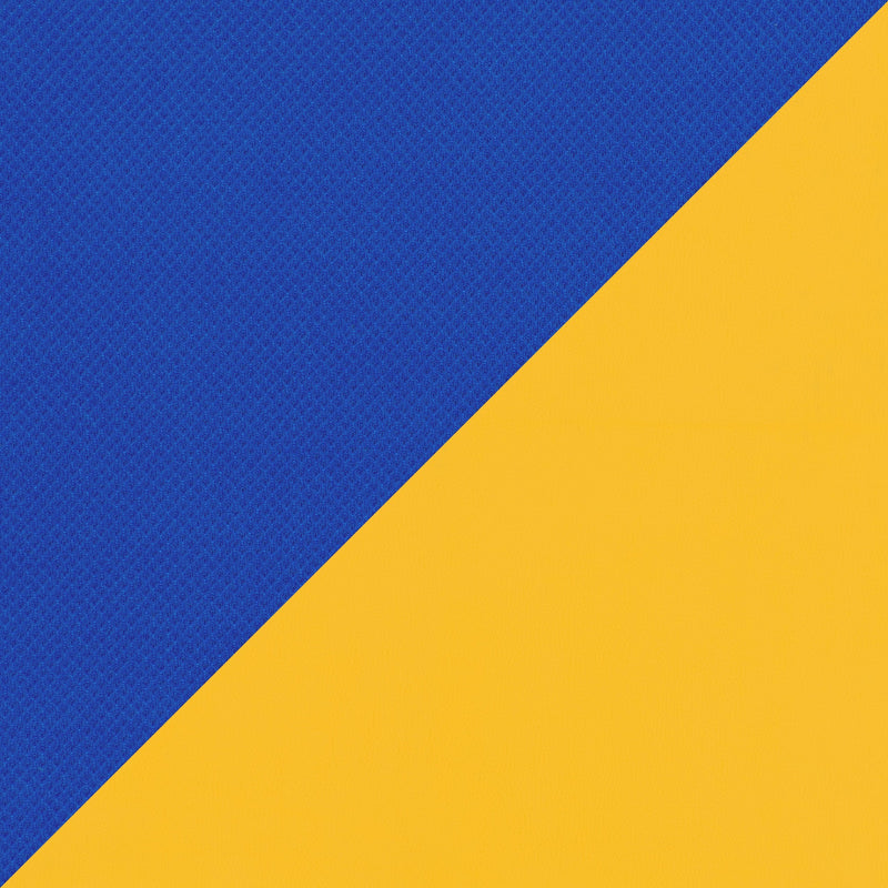 blue and yellow Ergonomic Gaming Chair Workspace Collection detail image by CorLiving