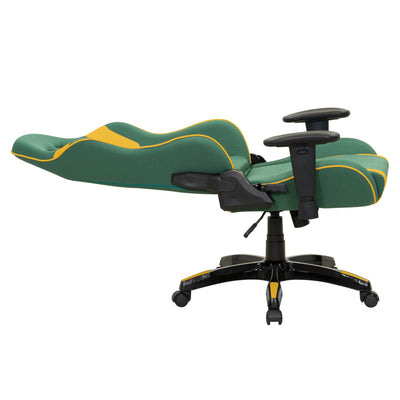green and yellow Ergonomic Gaming Chair Workspace Collection product image by CorLiving#color_green-and-yellow