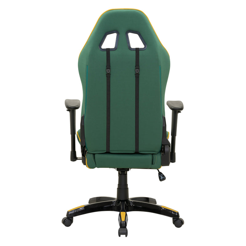 green and yellow Ergonomic Gaming Chair Workspace Collection product image by CorLiving