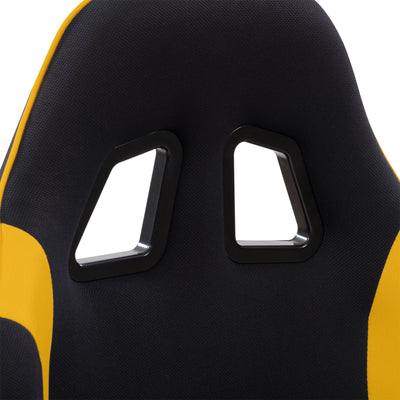 black and yellow Ergonomic Gaming Chair Workspace Collection detail image by CorLiving#color_black-and-yellow