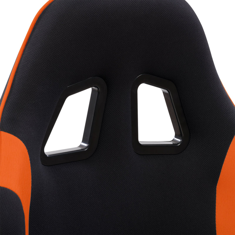 black and orange Ergonomic Gaming Chair Workspace Collection detail image by CorLiving