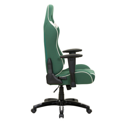 green and white Ergonomic Gaming Chair Workspace Collection product image by CorLiving#color_green-and-white