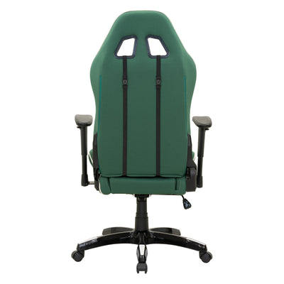 green and white Ergonomic Gaming Chair Workspace Collection product image by CorLiving#color_green-and-white