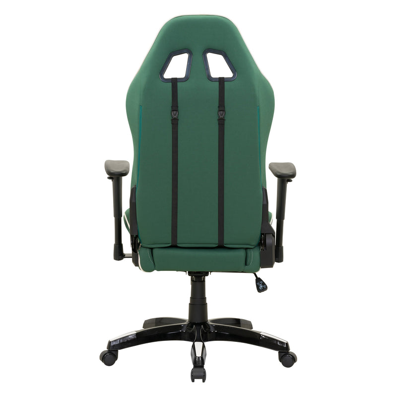 green and white Ergonomic Gaming Chair Workspace Collection product image by CorLiving