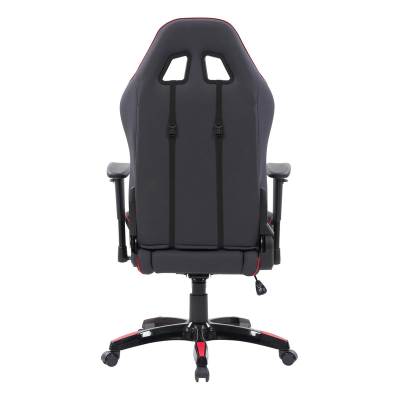grey and red Ergonomic Gaming Chair Workspace Collection product image by CorLiving