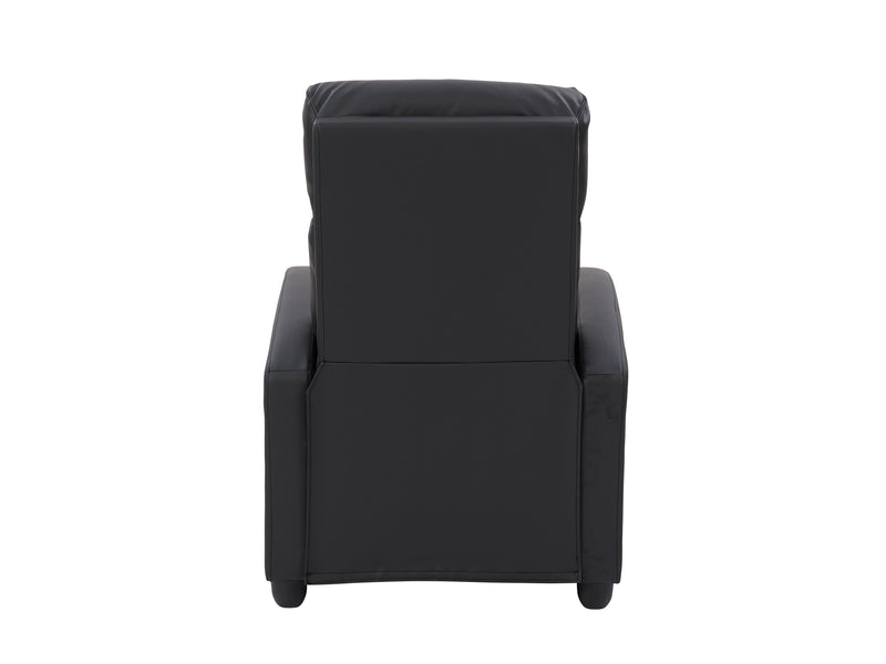 black Push Back Recliner Ophelia Collection product image by CorLiving