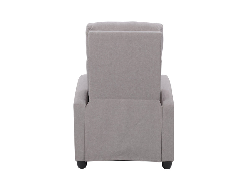 light grey Push Back Recliner Ophelia Collection product image by CorLiving