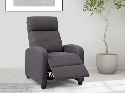 dark grey Push Back Recliner Ophelia Collection lifestyle scene by CorLiving#color_dark-grey