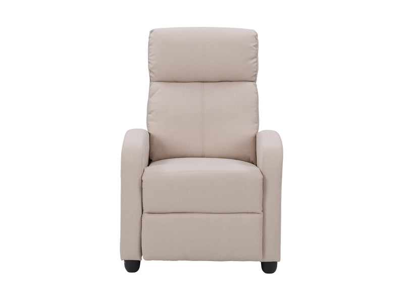 beige Push Back Recliner Ophelia Collection product image by CorLiving