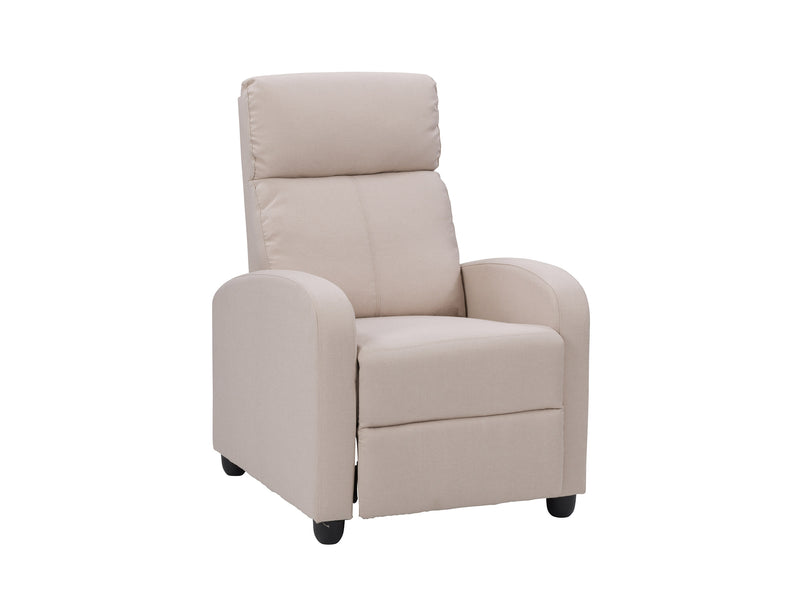 beige Push Back Recliner Ophelia Collection product image by CorLiving