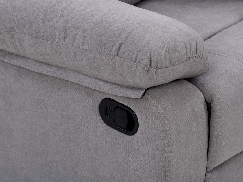 grey 2 Seater Recliner Sofa Oren Collection detail image by CorLiving