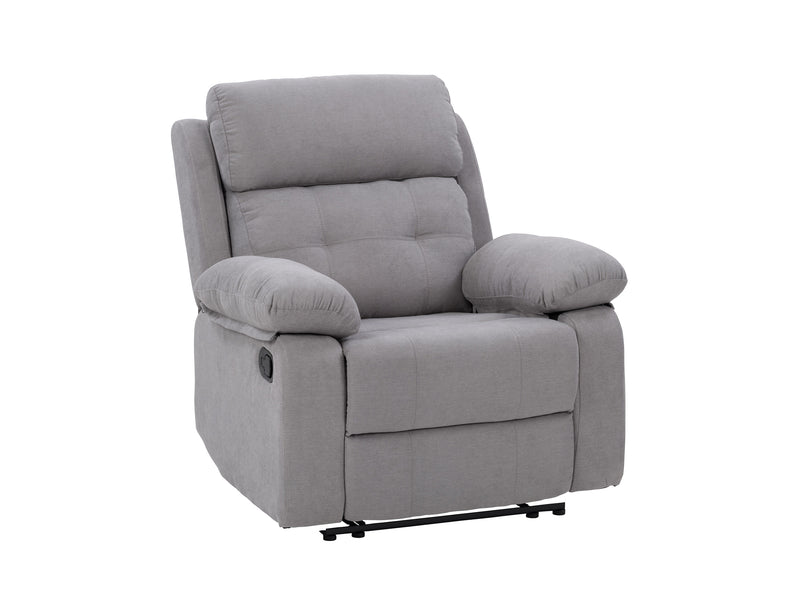 light grey Extra Wide Recliner Oren Collection product image by CorLiving