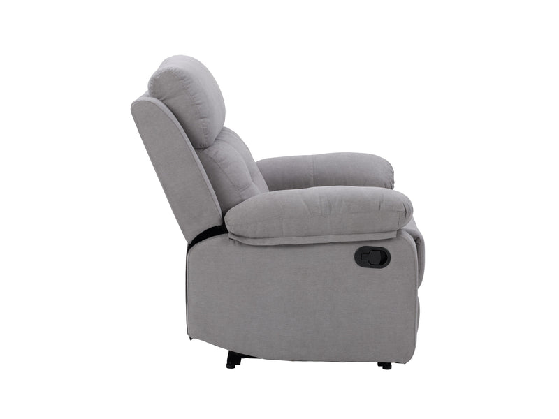 light grey Extra Wide Recliner Oren Collection product image by CorLiving