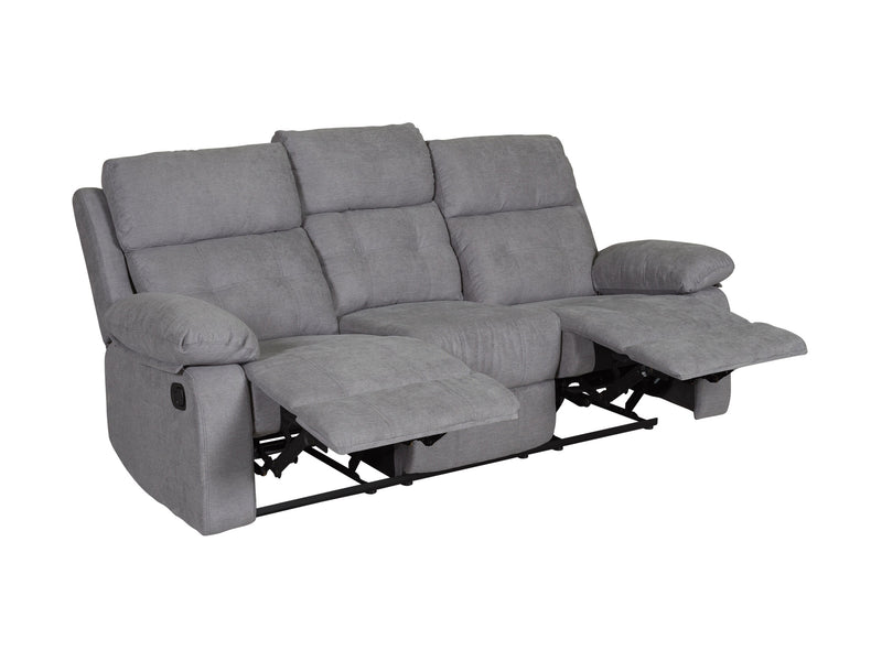 grey 3 Seater Recliner Sofa Oren Collection product image by CorLiving