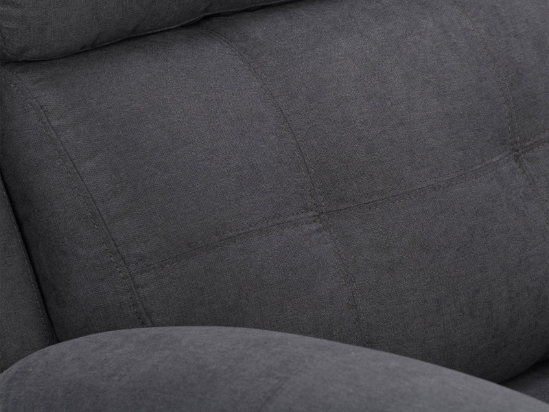 dark grey Extra Wide Recliner Oren Collection detail image by CorLiving