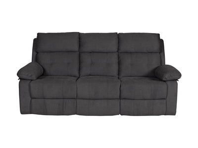 dark grey 3 Seater Recliner Sofa Oren Collection product image by CorLiving#color_dark-grey