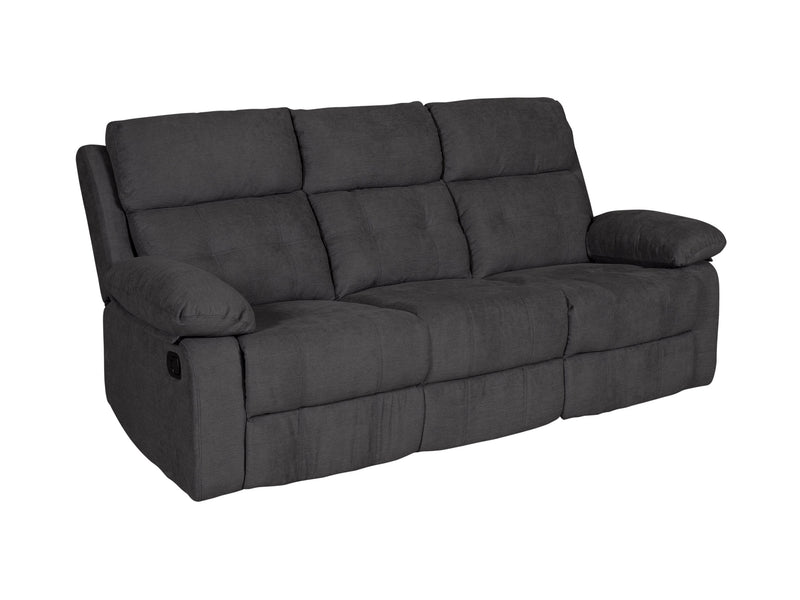 dark grey 3 Seater Recliner Sofa Oren Collection product image by CorLiving