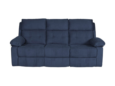 blue 3 Seater Recliner Sofa Oren Collection product image by CorLiving#color_blue