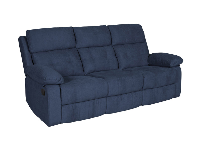 blue 3 Seater Recliner Sofa Oren Collection product image by CorLiving