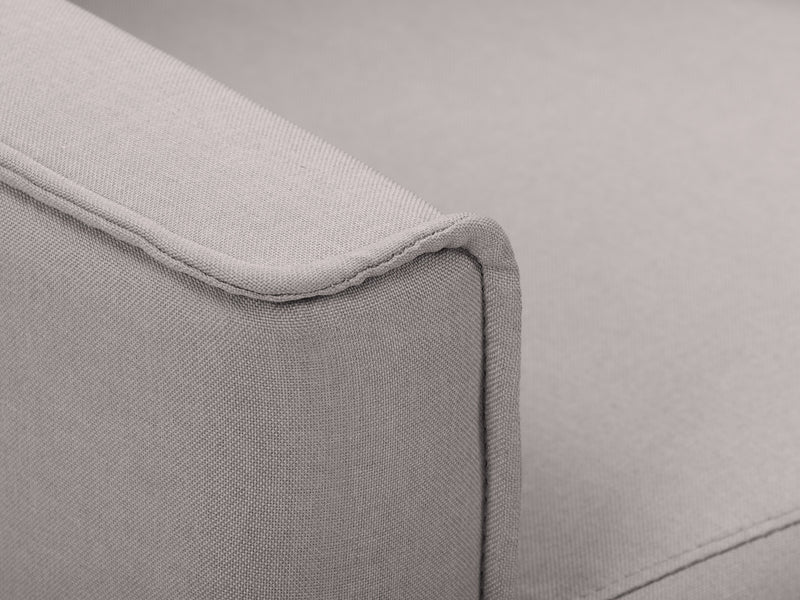 light grey Mid Century Recliner Alder Collection detail image by CorLiving