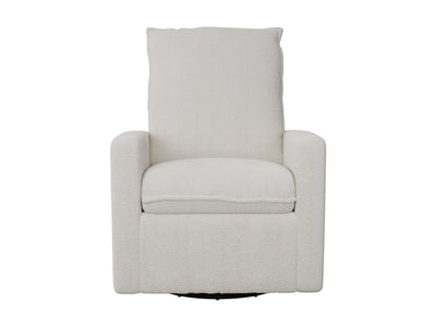 Boucle Glider Recliner Chair product image #color_caillie-white