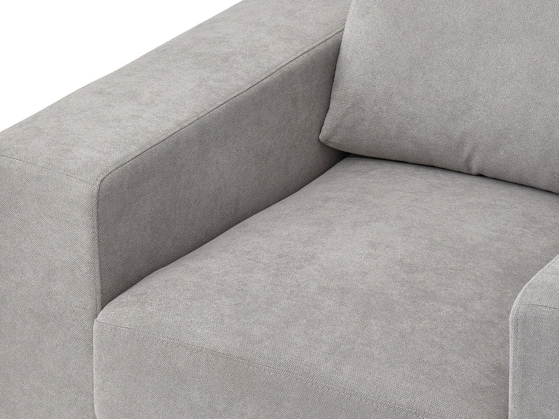 light grey Grey Accent Chair Lyon Collection detail image by CorLiving