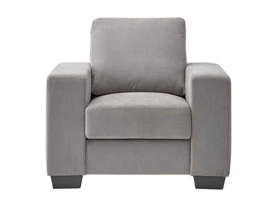 light grey Grey Accent Chair Lyon Collection product image by CorLiving#color_lyon-light-grey