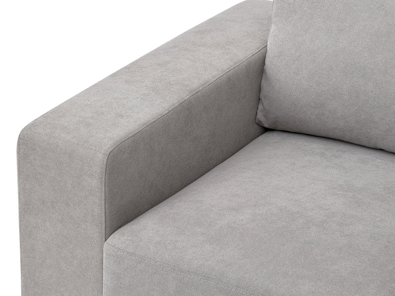 light grey 2 Seater Sofa Loveseat Lyon Collection detail image by CorLiving