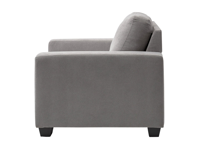 light grey 2 Seater Sofa Loveseat Lyon Collection product image by CorLiving