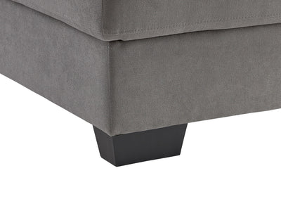 light grey Wide Sectional Couch, Right Facing Lyon Collection detail image by CorLiving#color_light-grey