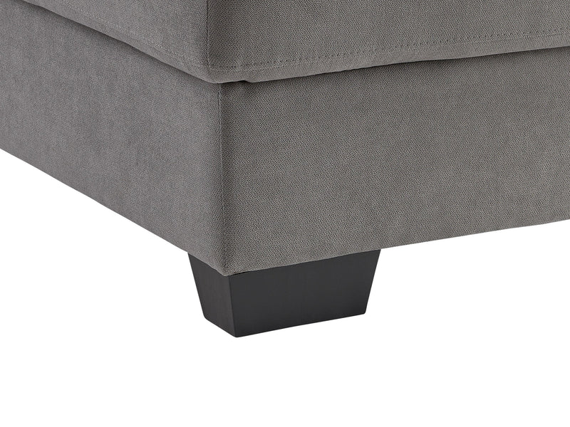 light grey Wide Sectional Couch, Right Facing Lyon Collection detail image by CorLiving