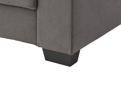 dark grey 2 Seater Sofa Loveseat Lyon Collection detail image by CorLiving#color_dark-grey