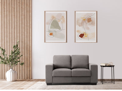 dark grey 2 Seater Sofa Loveseat Lyon Collection lifestyle scene by CorLiving#color_dark-grey