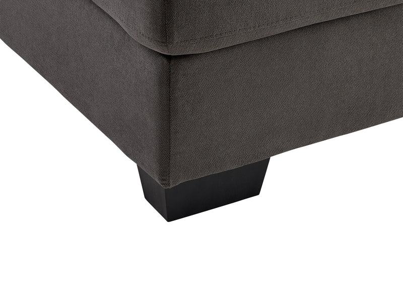 dark grey Wide Sectional Couch, Right Facing Lyon Collection detail image by CorLiving