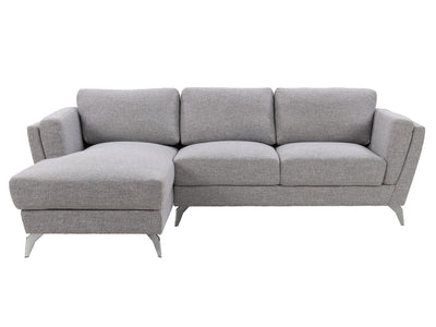 light grey L Shaped Sofa, Left Facing Lansing Collection product image by CorLiving#color_light-grey