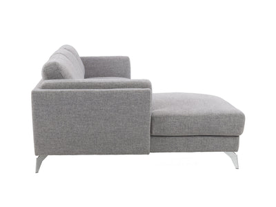 light grey L Shaped Sofa, Left Facing Lansing Collection product image by CorLiving#color_light-grey