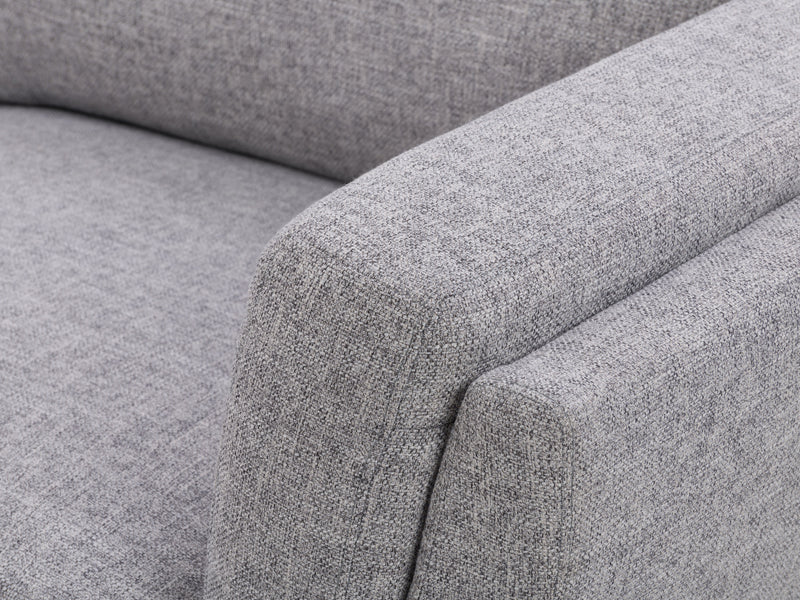 light grey L Shaped Sofa, Right Facing Lansing Collection detail image by CorLiving