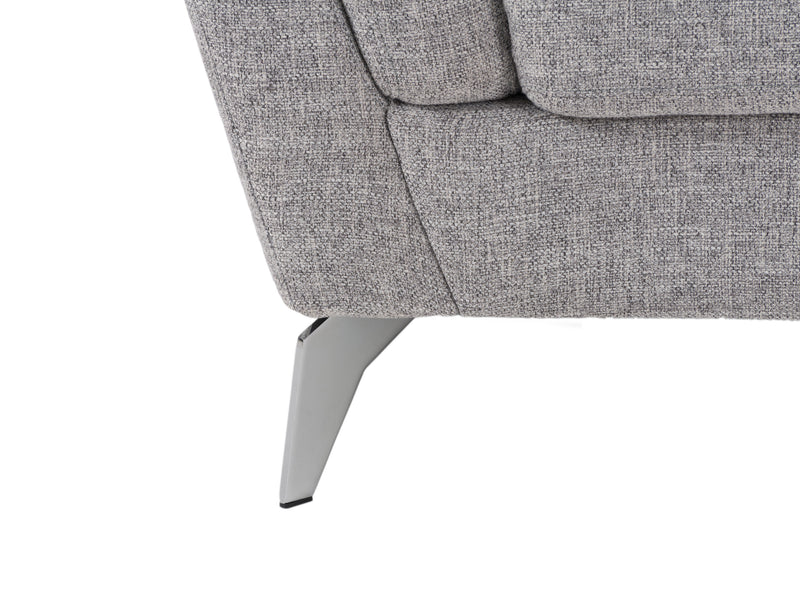 light grey L Shaped Sofa, Right Facing Lansing Collection detail image by CorLiving