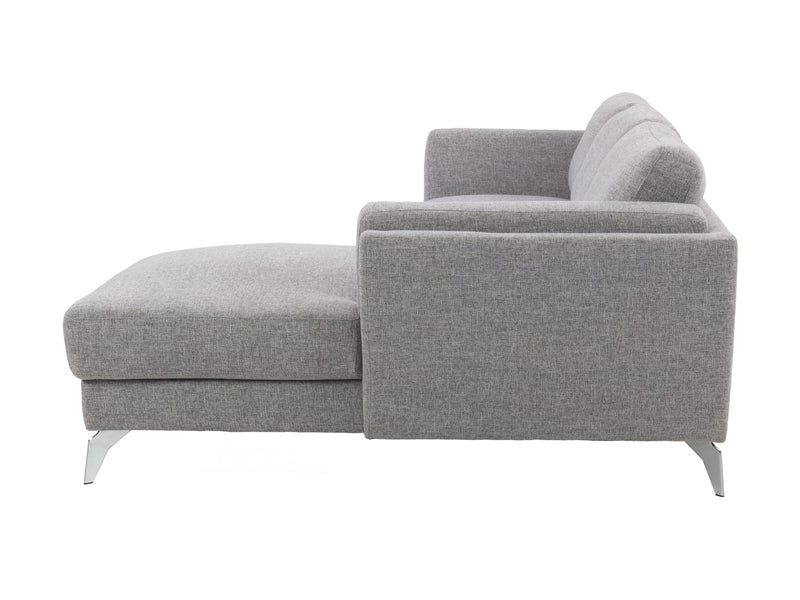 light grey L Shaped Sofa, Right Facing Lansing Collection product image by CorLiving