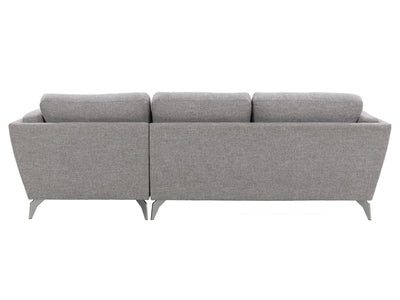 light grey L Shaped Sofa, Right Facing Lansing Collection product image by CorLiving#color_light-grey