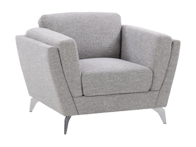 light grey Upholstered Armchair Lansing Collection product image by CorLiving#color_lansing-light-grey